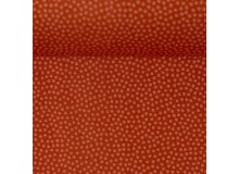 Baumwolle - Dotty terracotta